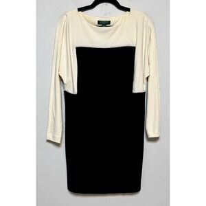 Ralph Lauren Old Money Timeless Midi Dress Size 2 Capsule Scandi Minimalist Chic